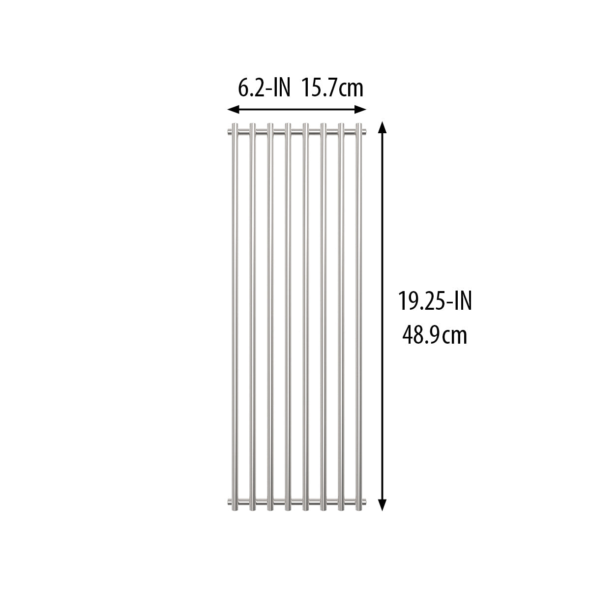 Grillrist i kraftig 9mm rustfritt stål Imperial™ & Regal™