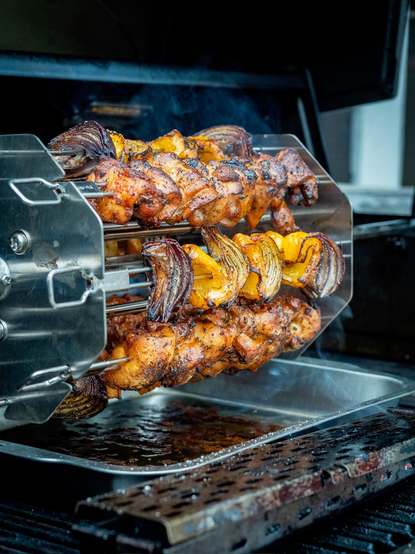 Grillspyd/Kebabstativ Rotisseri