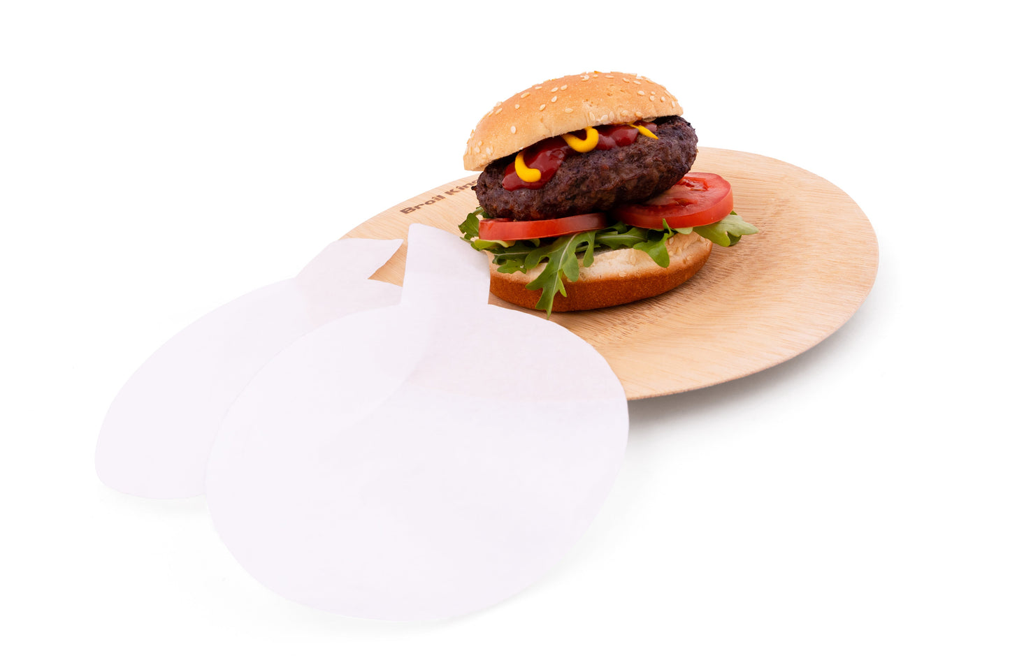 Hamburgerpapir til burgerpresse