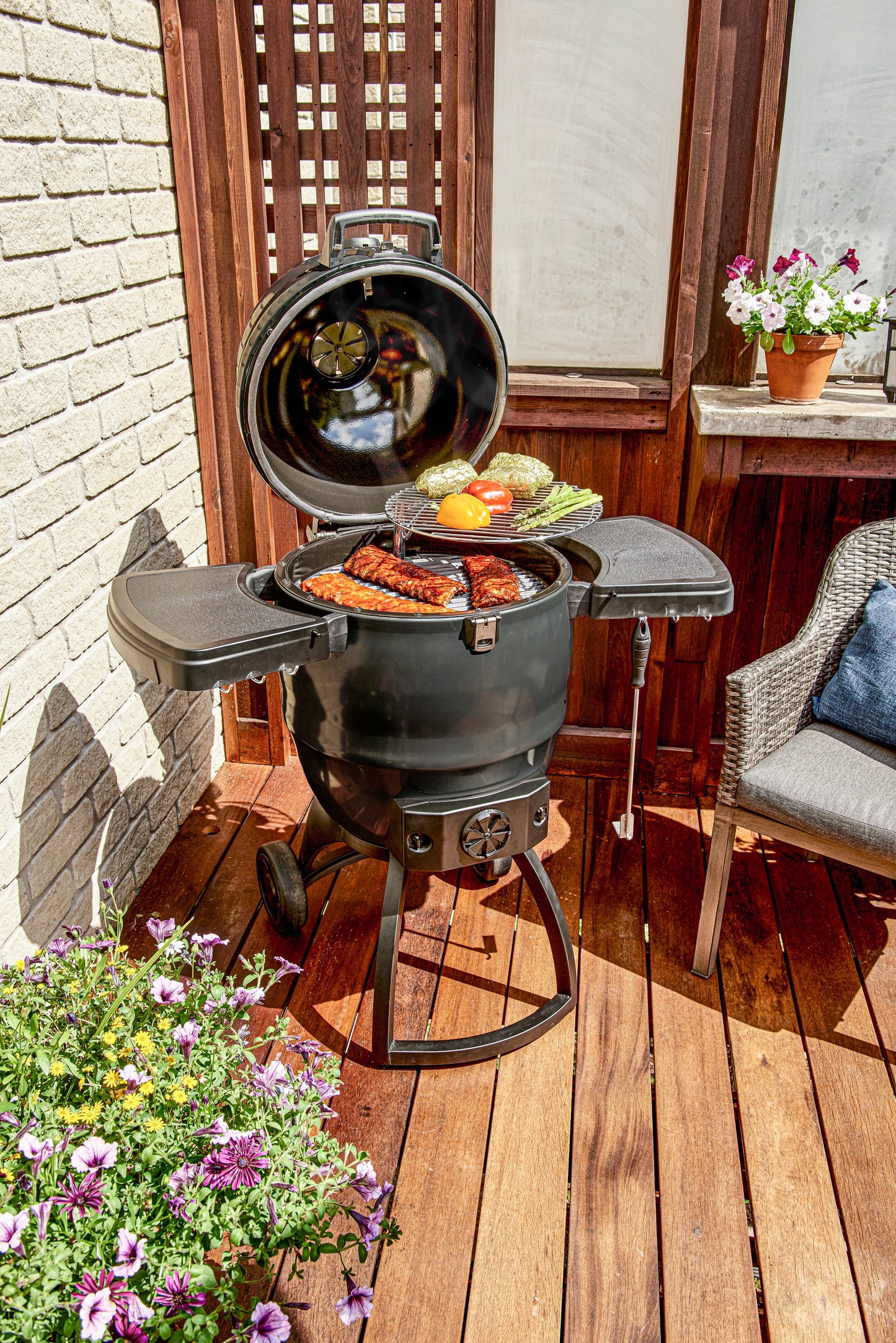 Grillrist og varmehylle Keg