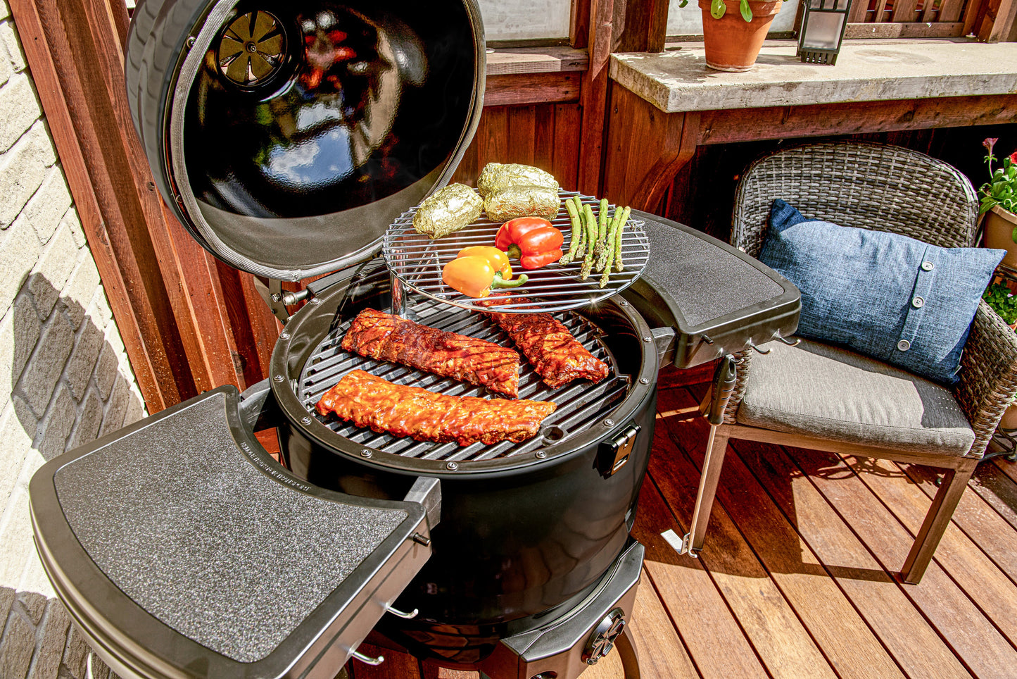 Grillrist og varmehylle Keg