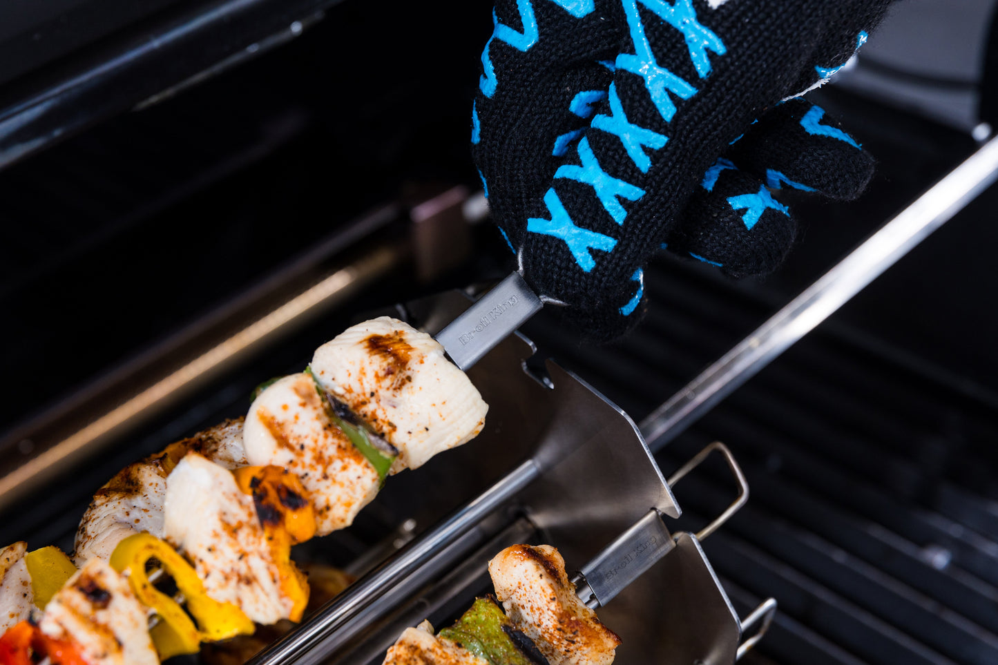 Grillspyd/Kebabstativ Rotisseri