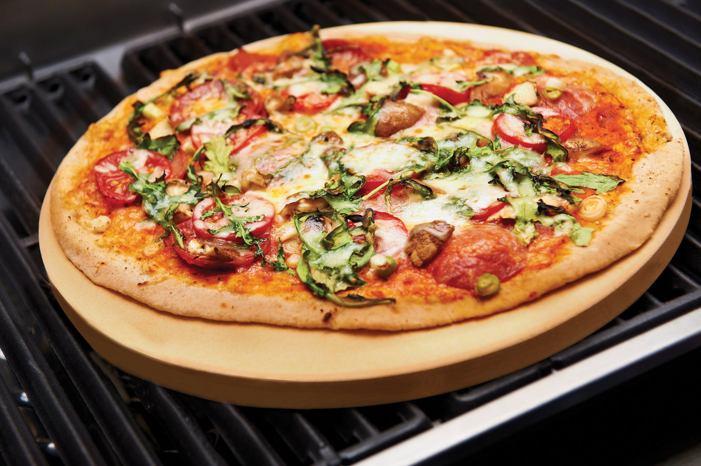 Grill- och pizzasten