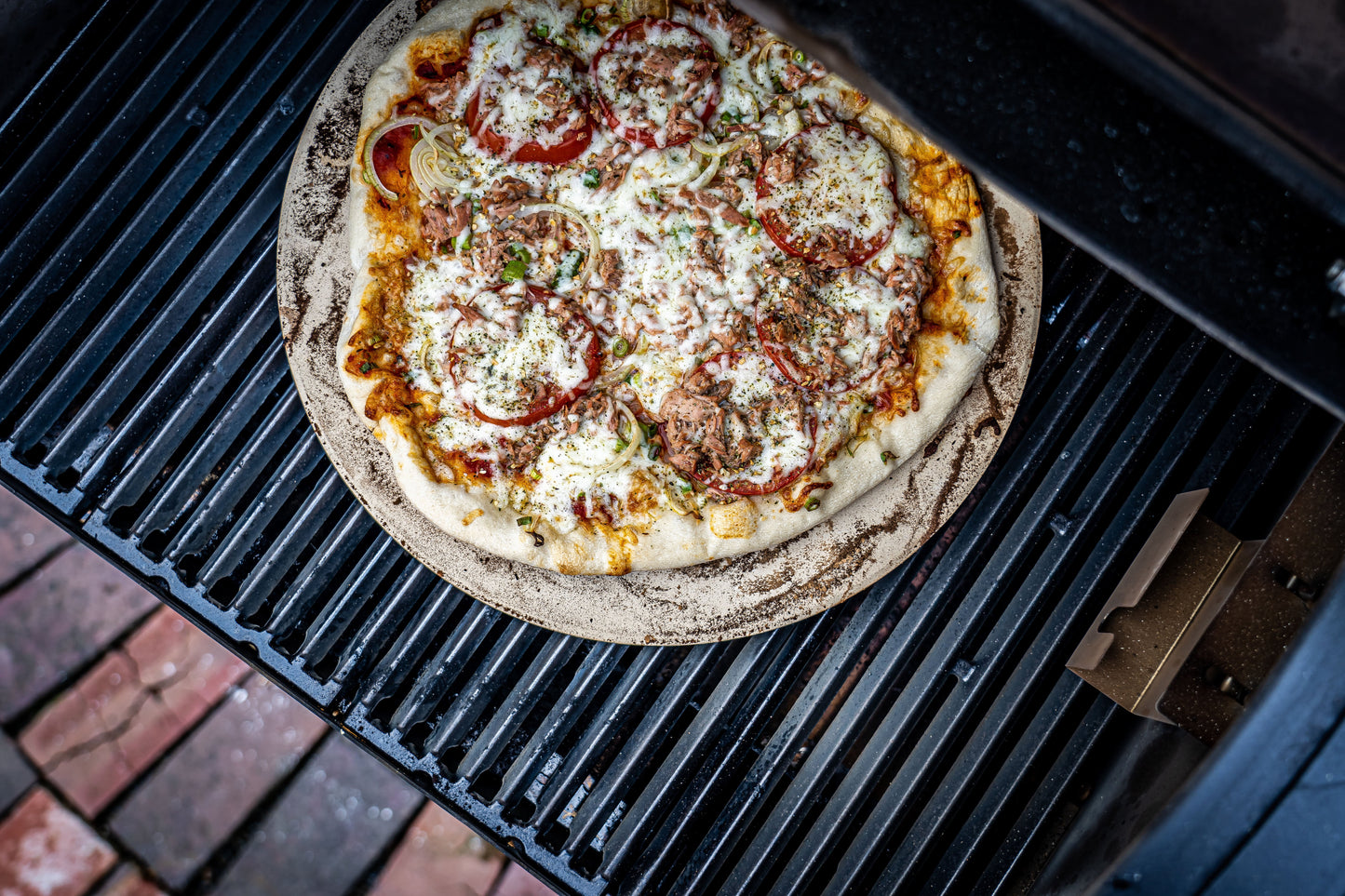 Grill- och pizzasten