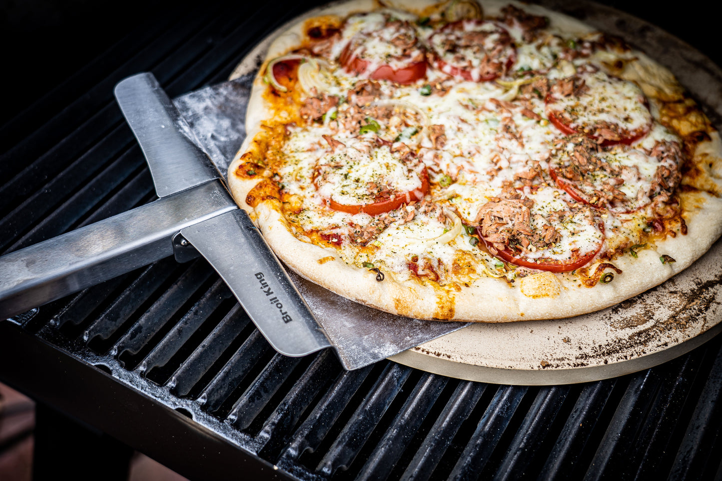 Grill- och pizzasten