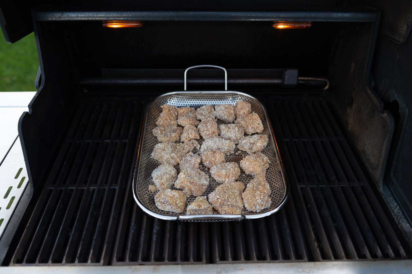 Grillform perforert