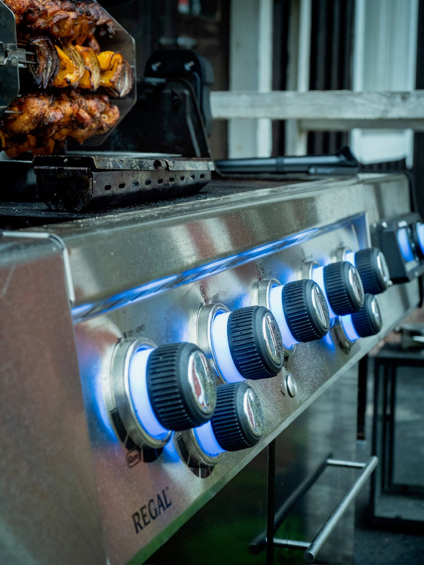 Grillspyd/Kebabstativ Rotisseri